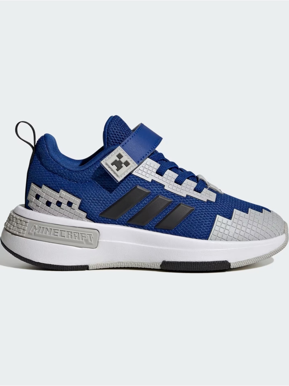 adidas Kids Blue and Gray Minecraft Pro Sneakers